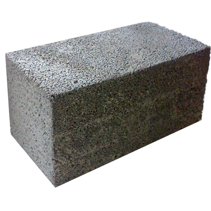 Блок керамзитобетонный стеновой Д 1400 полнотелый СКЦ 1ПРП 390х188х240